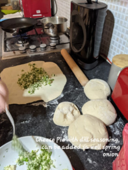 wheat  dough for pie